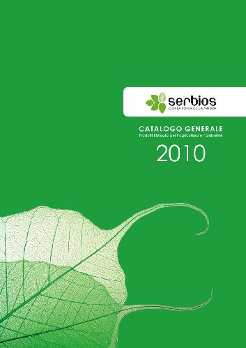 Serbios, il catalogo 2010